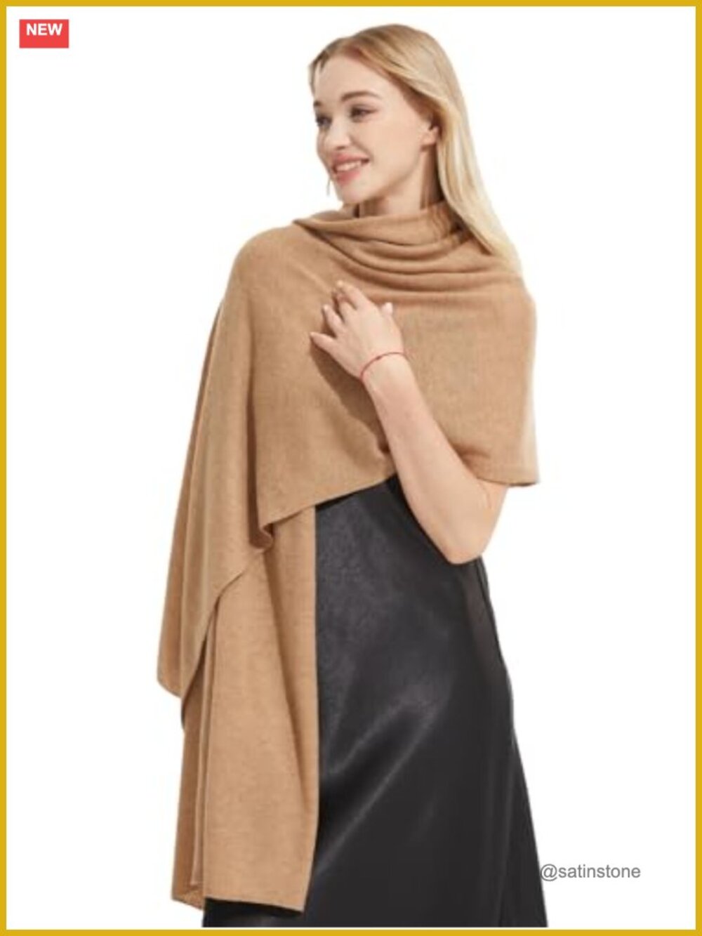 Luxury Cashmere Blend Shawl Wrap, Oversized Pashmina Scarf Travel Blanket